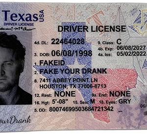 New Texas Fake ID
